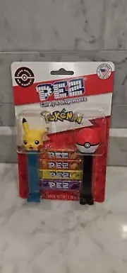 PEZ Pokemon Candy Dispenser Collectable Pikachu & Pokeball with 4 Candy Refills