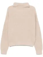 [Isabel Marant] Isabel Marant-Maglione Brooke Con Collo Alto In Lana Merino E Cashmere-Donna 40 FR