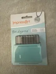 ImpressArt Bridgette Lowercase Minuscules Basic Metal Stamps, 27pc SCE1215-3MM
