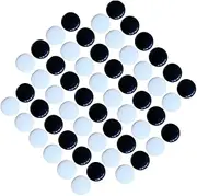 CIYODO 360pcs Go Chess Pieces Small Flat Educational Toys Accessory Double-Sided Chess Stones for Boys and Girls Adults Go Clubs