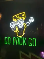 Green Bay Packers Go Pack Go Cheesehead 20"x16" Neon Sign Lamp Light Party EY