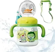 Toddler Whale Fountain Tumbler | Whale Water Spray Cup,Portable Sippy Cup for Kids School Camping, Leakproof Toddler Tumbler