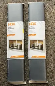 Under Sink Mat Shelf or Drawer Liner in Graphite (24 in. x 48 in.) (2PK)