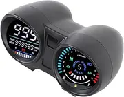 Oreilet 12V Motorcycle Gauge Combo, Motorcycle Digital Display Speedometer Odometer Tachometer, Modified Accessories for CG125 2000 to 2008; for CG150 Fan150 2010 2012