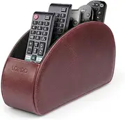 Londo Remote Control Holder with 5 Pockets - Store DVD, Blu-Ray, TV, Roku or Apple TV Remotes