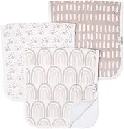 Copper Pearl Baby Burp Cloth Large 21''x10'' Size Premium Absorbent Triple Layer 3-Pack Gift Set Bliss