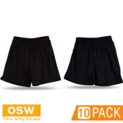 10 X Cross Breathable Zipped Pocket Shorts Cooldry Solid Color Easy Fit