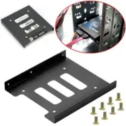 Metal Adapter Rack SSD HDD Holder 2.5 to 3.5 Mounting Bracket Hard Drive Adapter