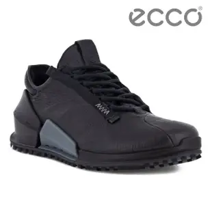 【ecco】BIOM 2.0 W 健步戶外休閒運動鞋 DYNEEMA皮革 女鞋(黑色 80064311001)