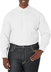 [IZOD] Men's Big and Tall Essential Solid Long Sleeve Shirt
