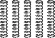 uxcell 5Pcs Compression Spring, 5mm OD, 0.8mm Wire Size, 25mm Free Length, Spring Steel Construction Extended Mechanical Compression Springs for Shop and Home Repairs, Silver Tone