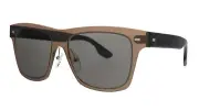 McQ MQ0008S-004 Brown Rectangle Sunglasses