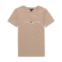 在飛比找PChome24h購物優惠-TOMMY 熱銷刺繡1985文字Logo圖案短袖T恤(女)-