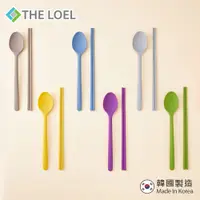 在飛比找PChome24h購物優惠-THE LOEL 耐熱矽膠筷子(皇室綠/芥末黃)