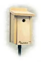 Audubon Wren Chickadee House Handcrafted Cedar 6.5'' X 7'' X 12.5'' Null