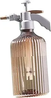Toddmomy 1Pc Manual Plastic Spray Bottle Dark Brown Gardening Watering Can Multi Purpose Air Pressure Sprinkler for Indoor Plants Home Office Salon Use Durable Practical Watering