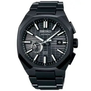 SEIKO 精工錶-黑牌款-ASTRON GPS衛星 鈦金屬多邊形太陽能腕錶3X62-0AA0SD(SSJ015J1)-41mm-黑面鈦帶【刷卡回饋 分期0利率】【跨店APP下單最高20%點數回饋】