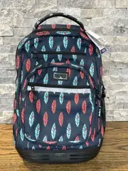 J World New York Sundance Rolling Backpack Girl Boy Roller Bookbag Indigo NEW!!!