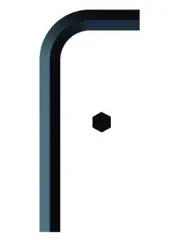 15509 4.5mm Short Hex-L Key Allen Wrench, Pack of 5
