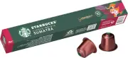 Starbucks by Nespresso Single Origin Sumatra Coffee Pods 10 Capsules