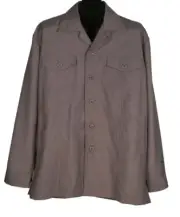 Men's Casual Shirt Jacket With Lining and 2 small vent art. Monza 21M