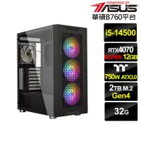 在飛比找momo購物網優惠-【華碩平台】i5十四核GeForce RTX 4070S{風