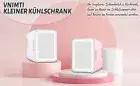 8L Mini Beauty Fridge LED Light Mirror Makeup Cosmetics Cooler For Bedroom Bar