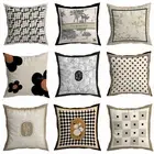 Plain Poly Cotton Cushion Cover Throw Pillow Case Sizes 18" Sofa Home Decor