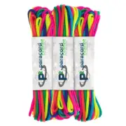 Paracord Planet Rainbow Dye Cord 100 Feet Type III 7 Strand 550 Parachute Cord