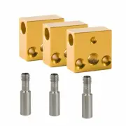 3D Printer Aluminum Heater Block with Stainless Steel Throat OEM Creality Ender