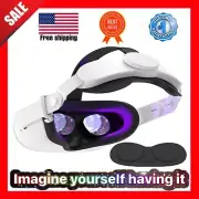 Head Strap & Lens Cover Compatible with Oculus/Meta Quest 2 Accessories