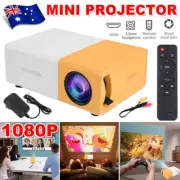Mini Projector LED 1080P Home Cinema Portable Pocket Projector Party Theater AU