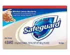Safeguard Antibacterial Deodorant Bar Soaps Beige Color 4 oz Each 1 pack of 4