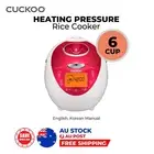 CUCKOO 6-Cup Pressure Rice Cooker Warmer Multi-Functional Brown GABA CRP-N0681F