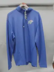 GREYSON TATE QUARTER-ZIP MEN'S PULLOVER MEDIUM WITH KANSAS JAYHAWKS LOGO NEW