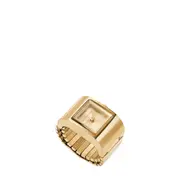 Michael Kors Darrington Two-Hand Gold-Tone Stainless Steel Watch Ring MK4883