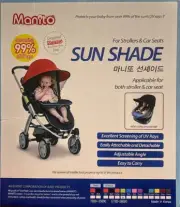 Sun shade for strollers and car seats manito - Green