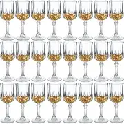 Srgeilzati Cordial Glasses with Stem,Sherry Glasses | Port glasses | Crystal Shot glasses | Limoncello glasses 1.75 oz set of 24