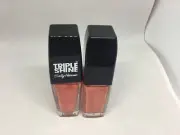 2 x SALLY HANSEN TRIPLE SHINE 130 BLOW BUBBLES NAIL ENAMEL