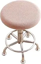 SUIOPPYUW Elastic Bar Stool Covers Prevent Slipping Or Falling Off Tear Polyester Cushion Cover Washable Stool Cushion Slipcover, Type+2, 30-40cm