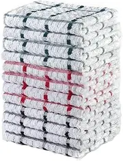 DreamNights Tea Towels Extra Large 70 X 40 cm Kitchen Towels Set - 100% Cotton Terry Towelling Soft Absorbent Lint Free Kitchen Cloth Dish Towels and Bar Towels Assorted Colors (Pack of 3), Blue