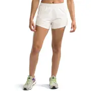 New The North Face Size XL Wander Short 2.0 White Dune Elastic Waist Activewear