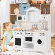 CostwayPretend Kitchen Toys with Washing Machine