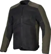 Alpinestars C-1 Air Motorcycle Textile Jacket, green-brown, Size S for Men Green Brown