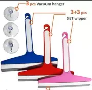 Shower Squeegee with Sticking Hook, Cleaner for Bethroom, Multi-Purpose Rubber S