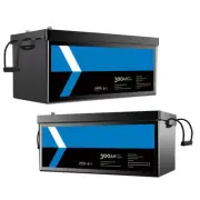 2PCS 12V 300Ah Lithium Iron Phosphate Battery LiFePO4 Prismatic Cell Camping RV