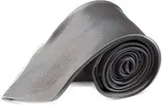 [Tie Store Australia] Mens Silver 8cms Plain Neck Tie
