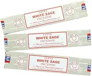 Satya Nag Champa White Sage Incense Sticks - 3 Packs