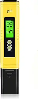 PH Tester, PH Meter, High Accuracy Digital pH Tester (0.01 Precision), PH Meter for Water, Ideal for Home, Hydroponics, Aquariums, Pools