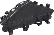 OSOLADY Bike Triangle Bag Storage Pouch for Electric Mountain Bike Frame Easy to Install Durable Battery Case Suitable for Outdoor Cycling Adventures